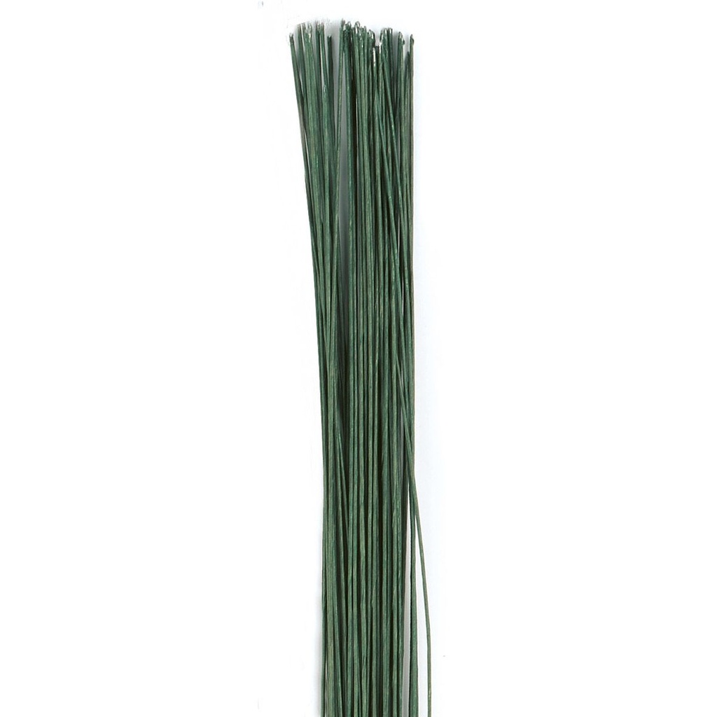 CULPITT TIGE POUR FLEUR VERTE FONCE  0.511MM  50PCES