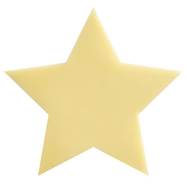  036101 PCB STARS CB FIRMAMENT 4 DESIGNS 3.4X3.3-4.3X4.1-5.7X5.4-6.3X6 CM 120PCS ***S/CD***