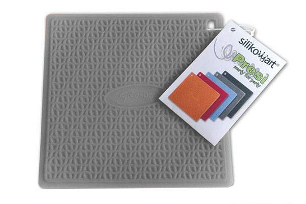 SILIKOMART GRIJS VIERKANTE SILICONEN OVEN 17,5CM ACC074