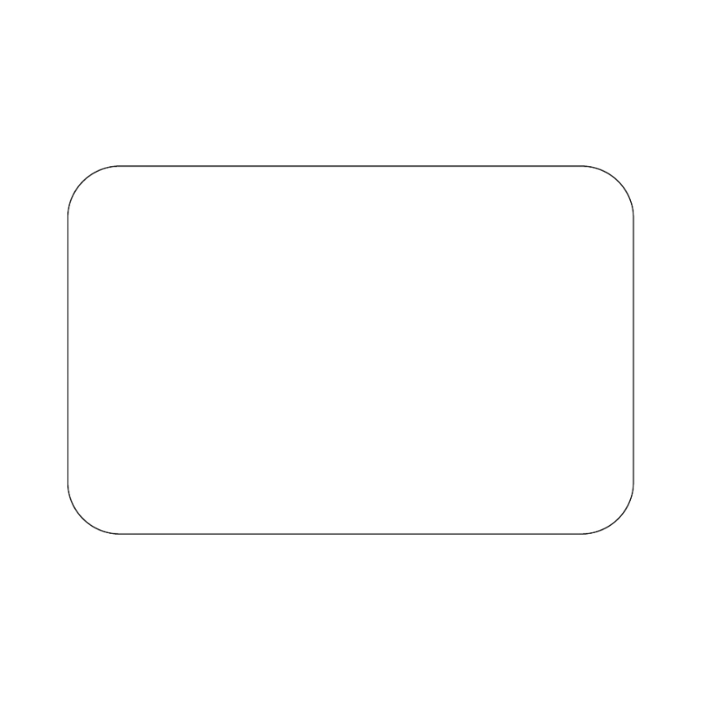 VERWIJDERBARE WITTE THERMISCHE ETIKETTEN 6,5X10CM DOOS VAN 6 ROLLEN VAN 350ST