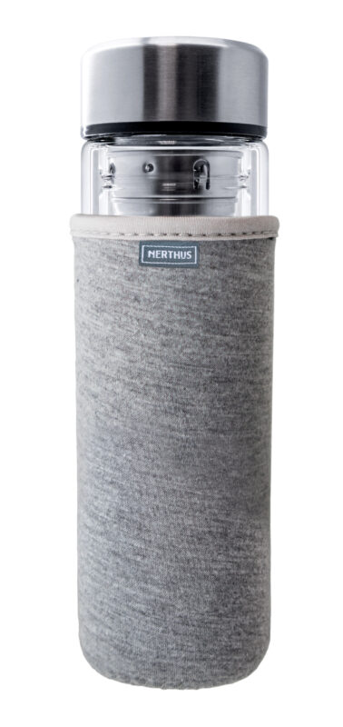 NERTHUS BOUTEILLE VERRE-NEOPRENE 350ML A/INFUSEUR A/FILTRE