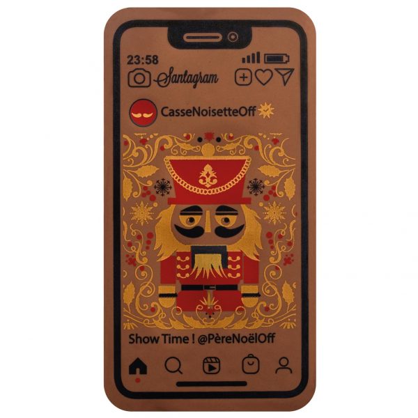 PCB Hazelnoot Notenkraker Bedrukte vellen voor Smartphone 11.6x6.1cm 12pces *** s / cd ***