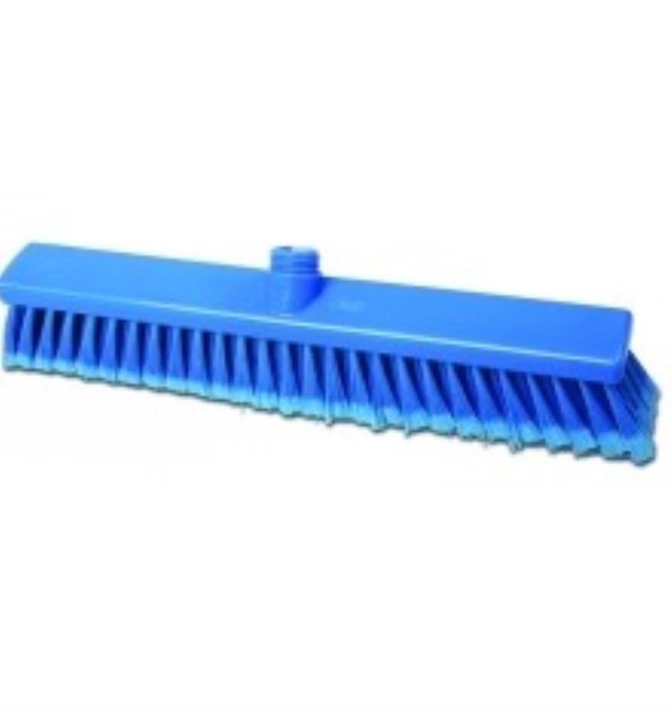 BLAUWE ZACHTE RECHTE BORSTEL 40CM