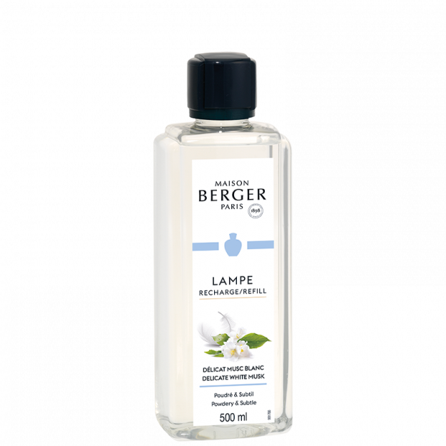 LAMPE BERGER NAVULLING 1/2 L DELICATE WITTE MUSK