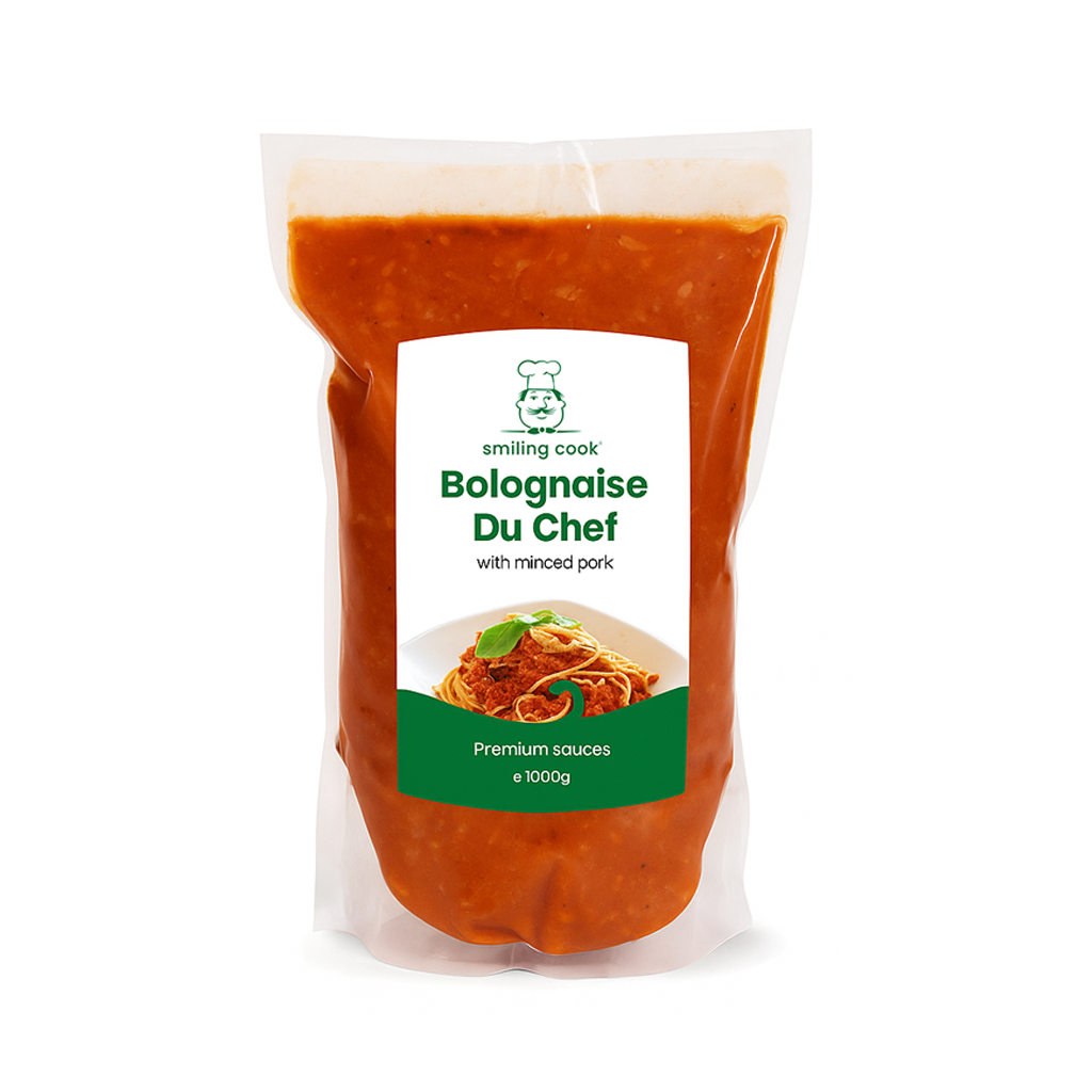 SMILING COOK *SAUCE BOLOGNAISE DU CHEF 1KG PUR PORC