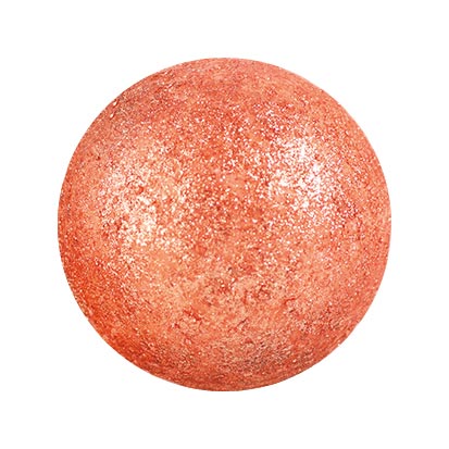 060487 PCB BOULES CB CRISTALLISÉES BRONZE Ø 2,6 CM63PCES ***S/CD***