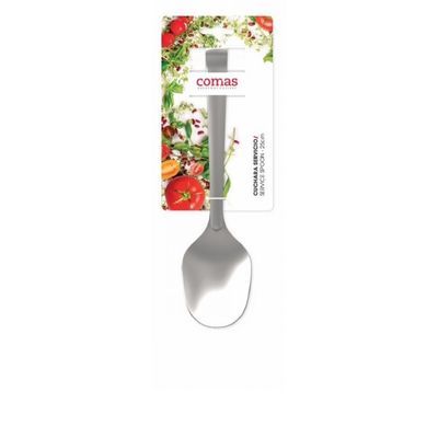 COMAS SERVEERLEPEL 18/10 RVS 30CM MET HAAK