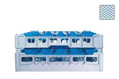 FRIES LV GLASS RACKER 44COMP MAX 67XH170MM