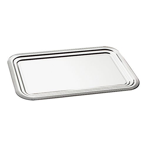 APS PLATEAU A SERVIR RECTANGULAIRE CHROME GN 1/1 53 X 32.5 CM - 00395