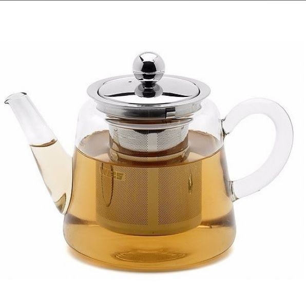 WEIS GLASS TEAPOT WITH TEA INFUSER 0.75L