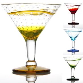 COUPE DIVINE ALIZEE Ø17CM H19CM 45CL 4 COLORIS ASSORTIS