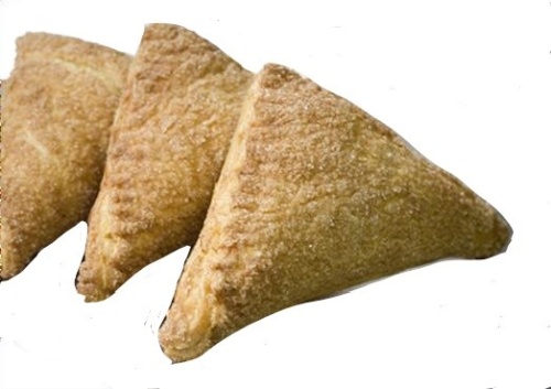 ❄️PANISTAR 107 CHERRY CORNER PUFF PASTRY RAW BUTTER 80X130 GR