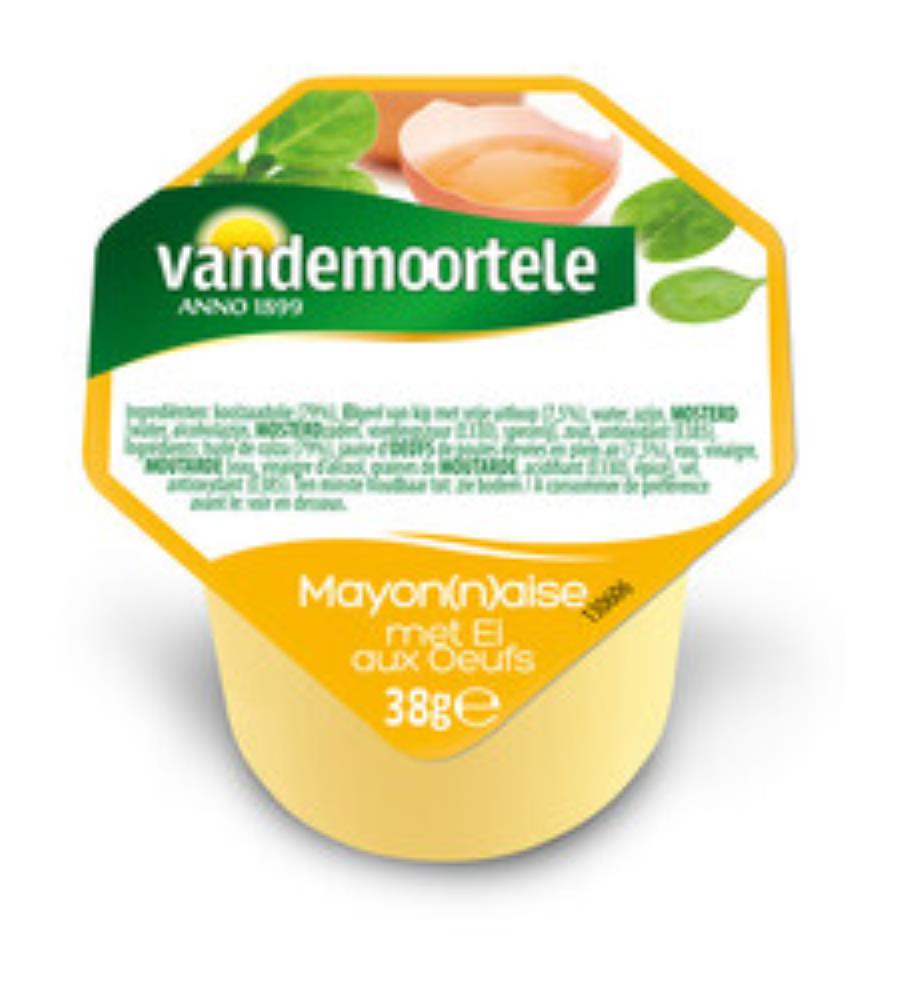 VANDEMOORTELE SAUCE MAYONNAISE AUX OEUFS PORTION 120 X 40ML