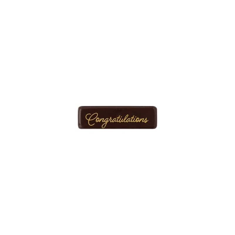 2001341 CONGRATULATIONS 4,5X1,3 CM 250PCS ***S/CDE***