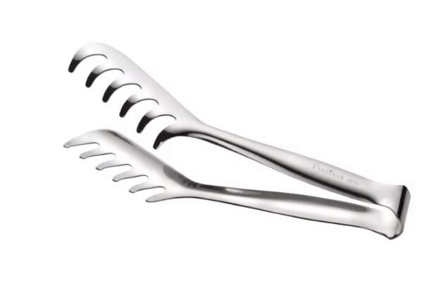 PINTINOX SPAGHETTI TONGS STAINLESS STEEL 18/10 24CM WITH STOP