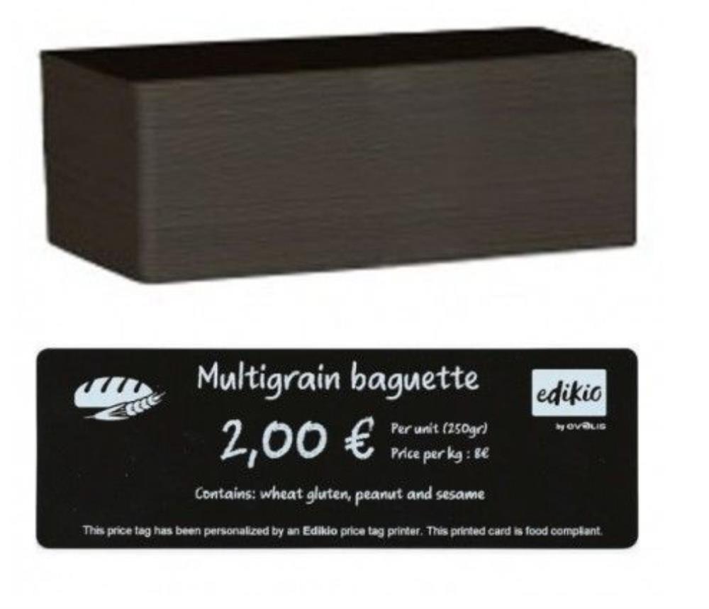 EDIKIO CARTES PVC LONGUES NOIRES MATES - 150X50MM0,50MM -- 5X100 PCES POUR ACCES/FLEX/DUPLEX