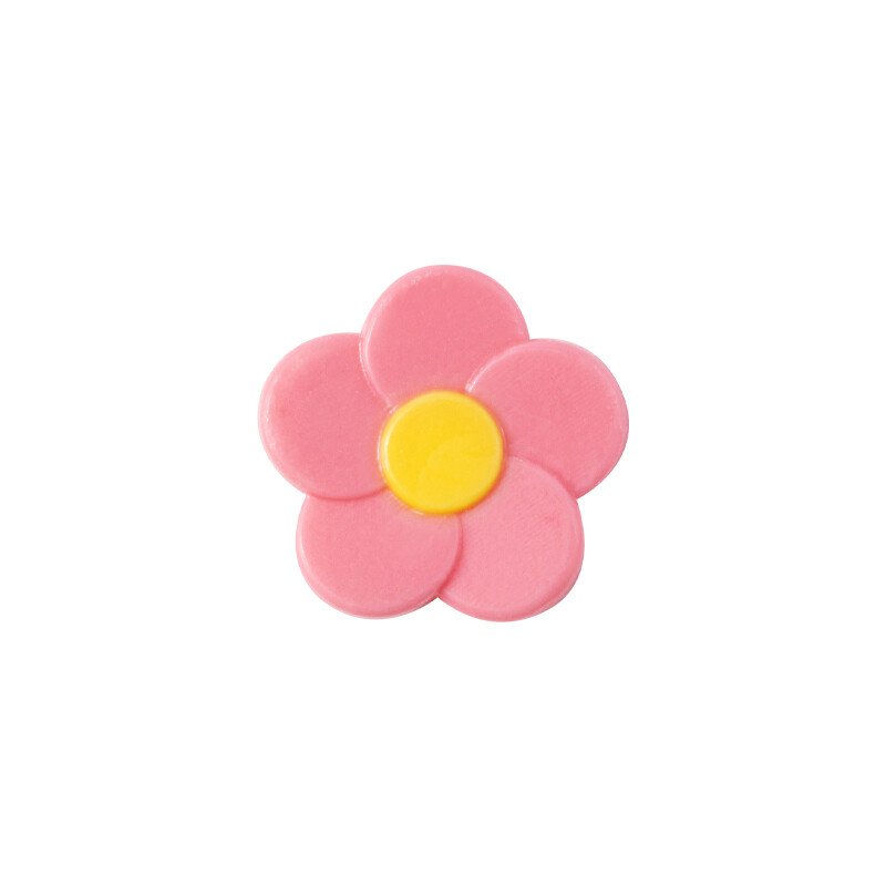 1032005 ROZE EN GELE BLOEM 3 CM 175 STUKS ***S/CDE***