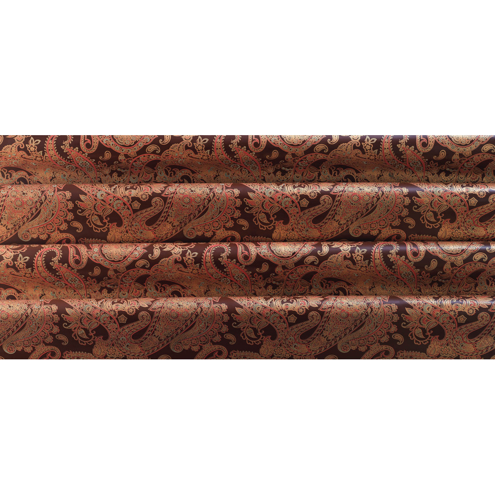 088008 PCB FEUILLES IMPRIMÉES PAISLEY 40X25CM 17PCS ***S/CDE***