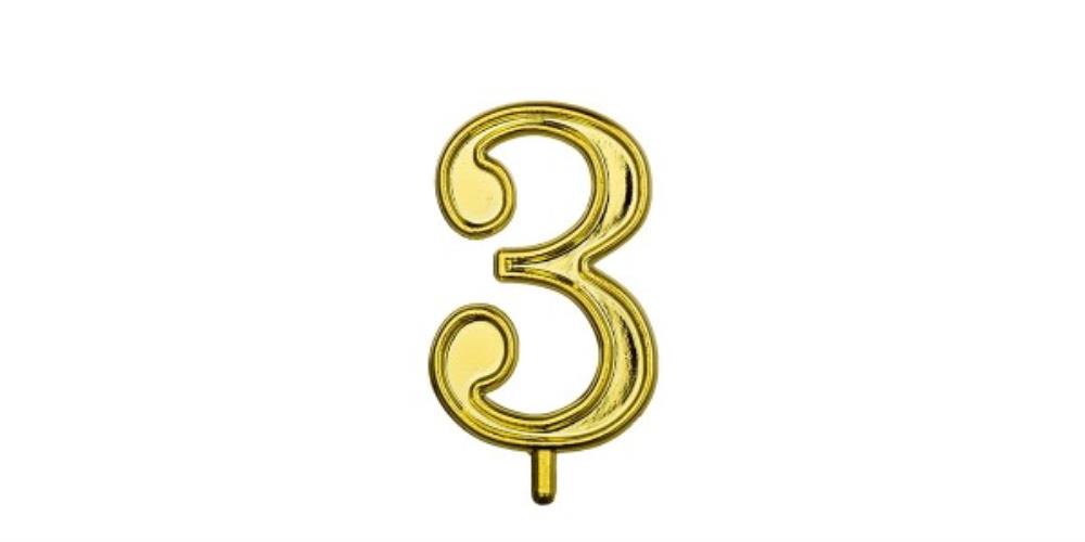 GOLDEN NUMBERS 3 10 PCS