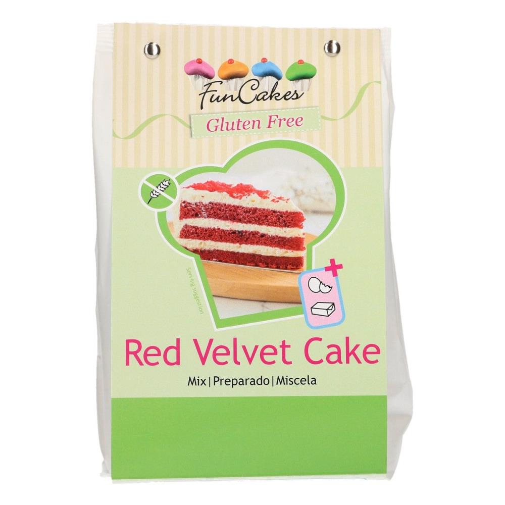 FUNCAKES GLUTENVRIJE BAKMIX VOOR RED VELVET CAKE 4