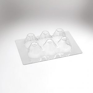 074123 PCB EIERDOOS MALLEN VOOR 10 ONDERWERPEN 15,5X10,5 CM H.4 CM 10 STUKS ***S/CD***