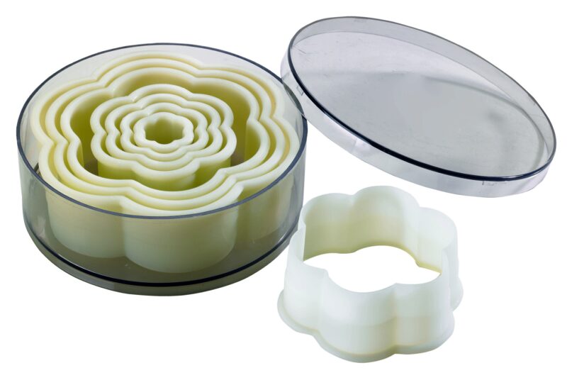 EXOGLASS 8P FLOWERS CUTTER 6 PETALS FROM 1.8 TO 11.5CM-CH882P