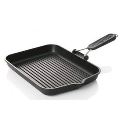 RISOLI SAPORELLA GRILL 36X26 INDUCTION FOLDING SILICONE HANDLE