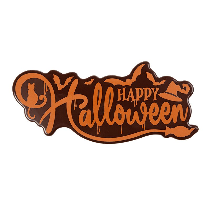 2091171 HAPPY HALLOWEEN BAT 15X6.8CM 15PCS ***ON/ORDER***