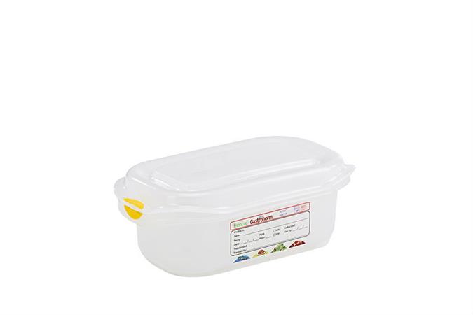 GASTRONOX BLIK 1/9-65MM 0.6L DEKSEL EN CLIPS