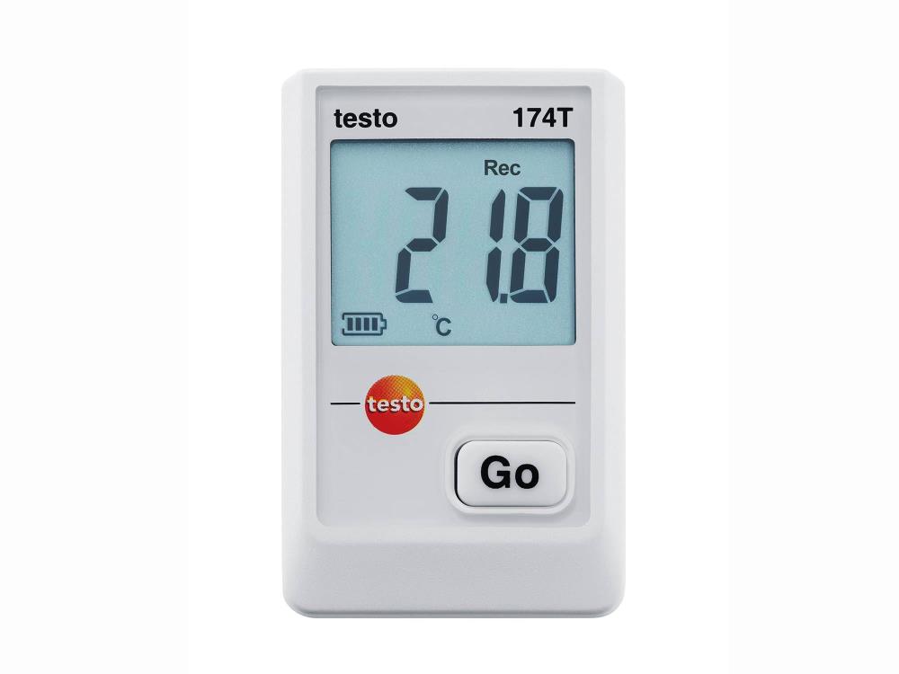 ENREGISTREUR TEMPERATURE TESTO174T AFFICHEUR SEUL  SANS INTERFACE USB T-20°C...+70°C-IP55