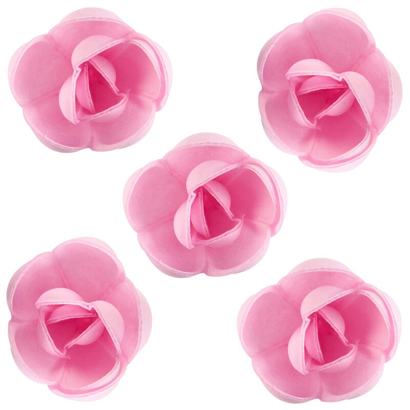 1049350 ROSE ROSE MOYENNE  ILLIS 4 CM 100PCES ***S/CDE***