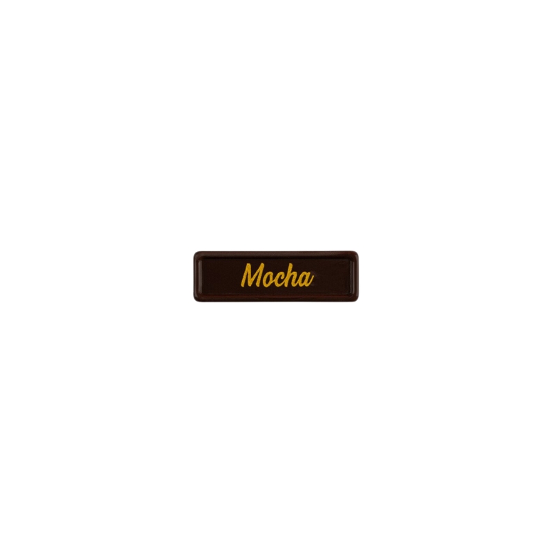 2002444 PLAQUETTE MOCHA 3,8X1,2 CM 300PCS ***S/CDE***