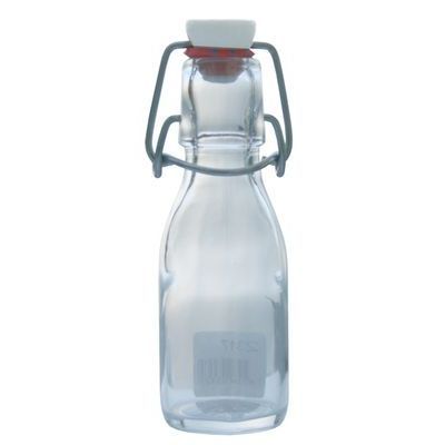 15 CM GLASS MILK BOTTLE