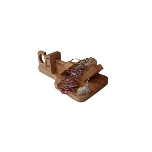 *FDS*SO APERO GUILLOTINE SAUCISSON "XXL" ORIGINALE LAME INOX MICRODENTEE LABELLISEE "ESPRIT THIER"