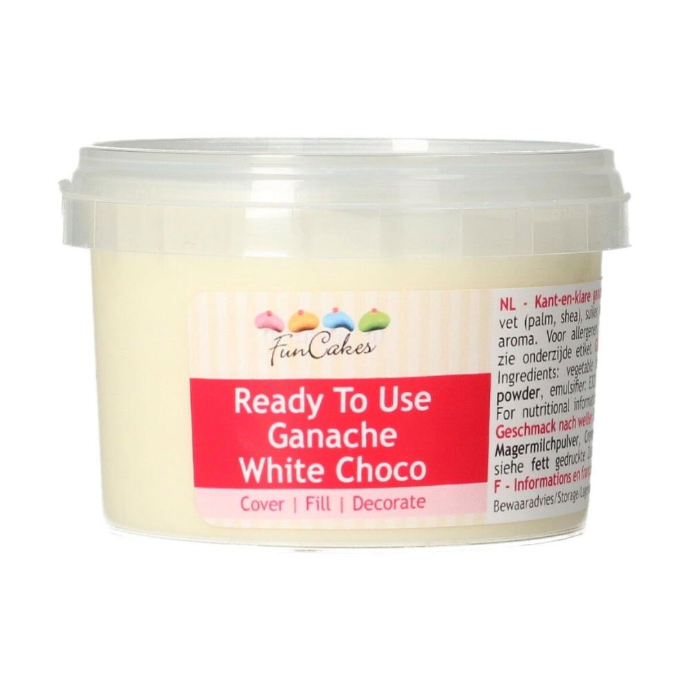 FUNCAKES READY-TO-USE WHITE CHOCOLATE GANACHE 260GR
