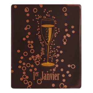 060599 PCB RECTANGLES CN 1ER JANVIER 3 DESIGNS 6X5CM 28PCES ***S/CD***