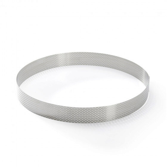 DE BUYER GEPERFOREERDE INOX CIRKEL 28,5 X H3,5CM
