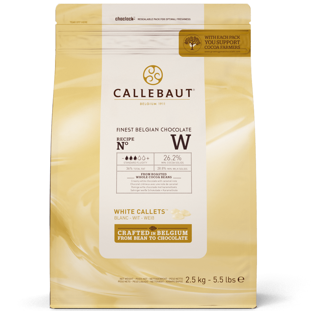 CALLEBAUT CW2-E4-U71 BLANC 26% EN CALLETS 2,5KG