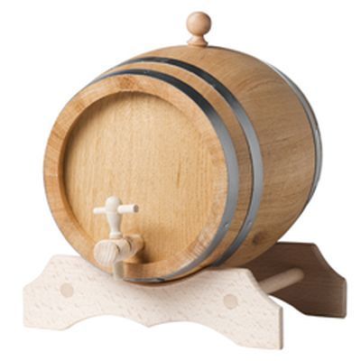 3L WOODEN BARREL PARAFFINED BEESWAX - 35T3L