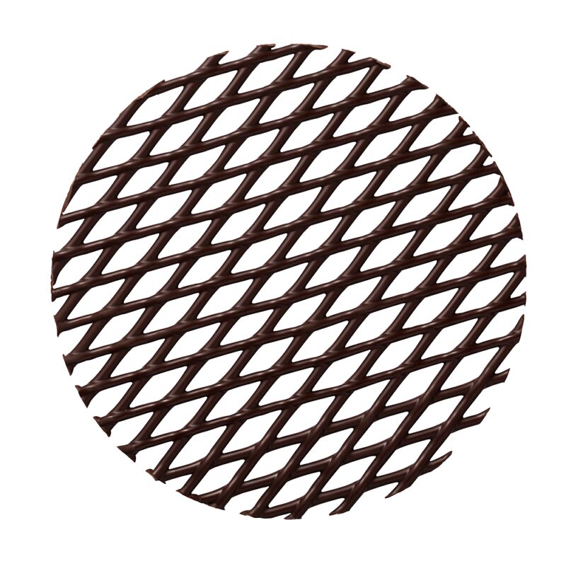 MONA LISA GRILLE RONDE CHOCOLAT NOIR 50MM195 PCES