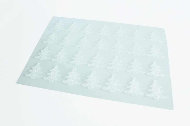 001686 PCB BLISTERS SAPINS BULLES SOIT 56 EMPREINTES 5,03X5,55 CM 2PCES ***S/CD***