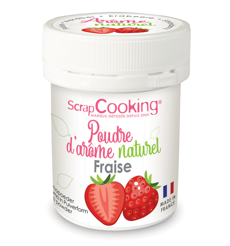SCRAPCOOKING NATURAL FLAVOR POWDER STRAWBERRY 15GR