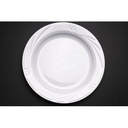 ARCADIA DINNER PLATE 30.5 CM WHITE PORCELAIN - 007617
