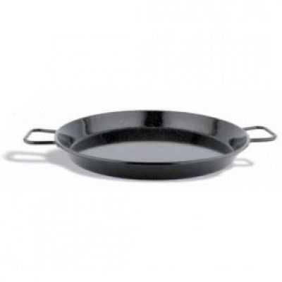 GEËMAILLEERDE PAELLA SCHAAL 32CM - 5 PORTIES