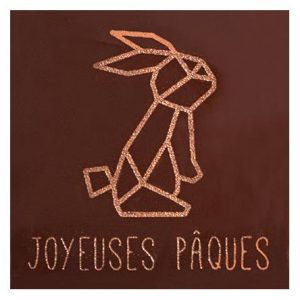 PCB Squares FC Origami 3 ontwerpen 3,5 cm 120pces *** s / cd ***
