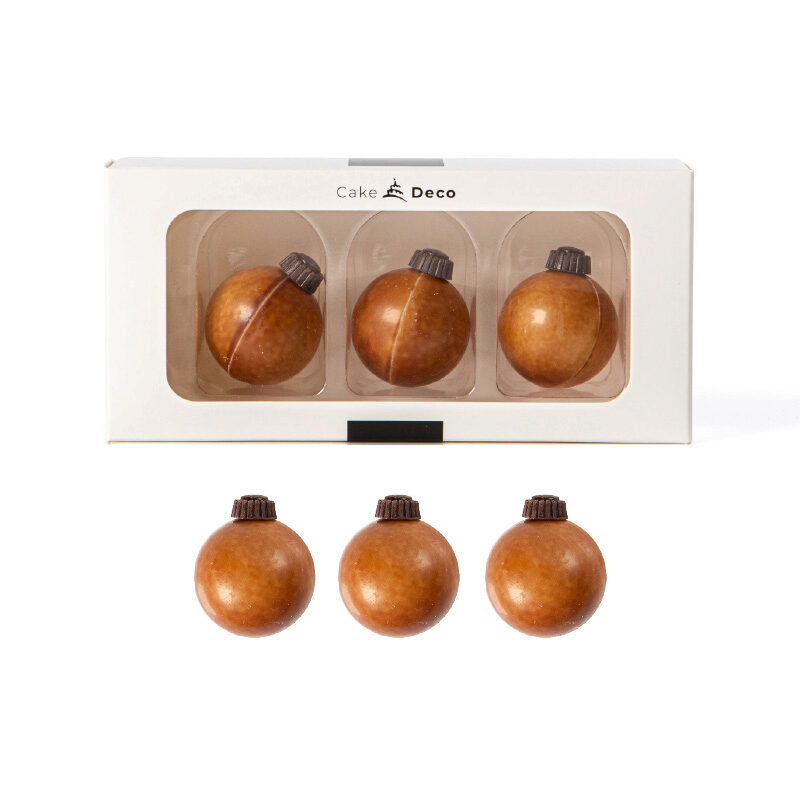 39601 CAKEDECO XMAS BALLS 3,5 CM 10 PIECES ***S/CD***