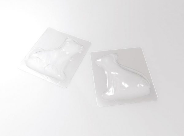 000395 PCB BEAR MOLDS FOR 4 PIECES 10.5X8 CM H. 11 CM 8PCES ***S/CD***