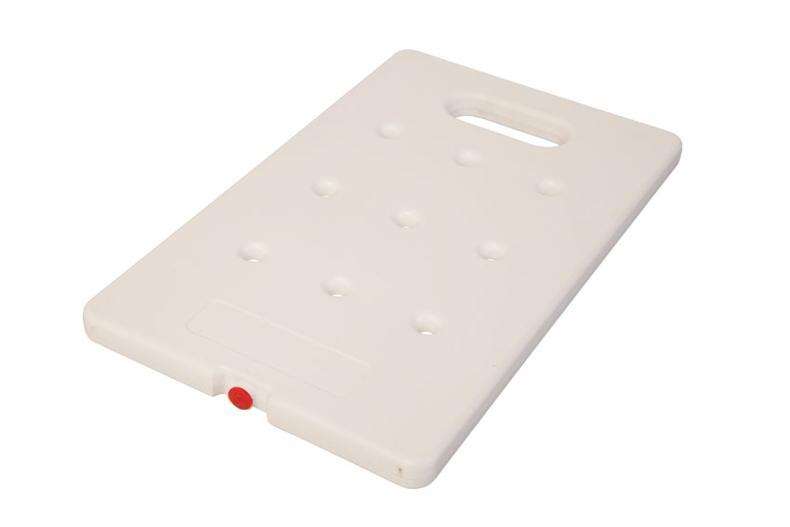 PLAQUE EUTECTIQUE BLANCHE GN1/1 53X32.5CM  -16C° BOUCHON ROUGE