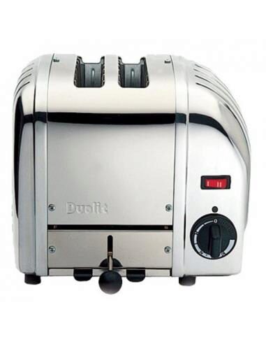 DUALIT BROODROOSTER "CLASSIC" 2 PLAKJES GEPOLIJST - 1200w