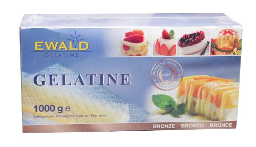 GELATINE ALIMENTAIRE FEUILLE EXTRA FINE BRONZE 1KG